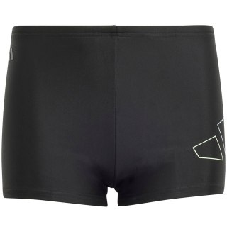 Spodenki kąpielowe dla dzieci adidas Performance Big Bars czarne IU1897 116cm Adidas