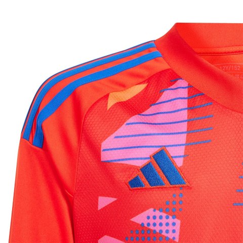 Koszulka bramkarska dla dzieci adidas Tiro 24 Competition Long Sleeve czerwona IN0431 128cm Adidas teamwear