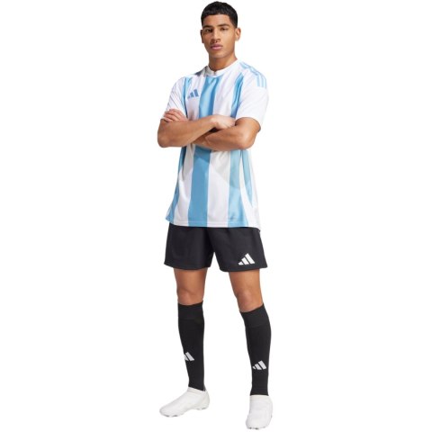 Koszulka męska adidas Striped 24 Jersey biało-błękitna IW4555 L Adidas teamwear