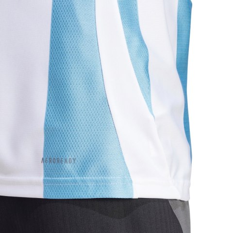 Koszulka męska adidas Striped 24 Jersey biało-błękitna IW4555 S Adidas teamwear