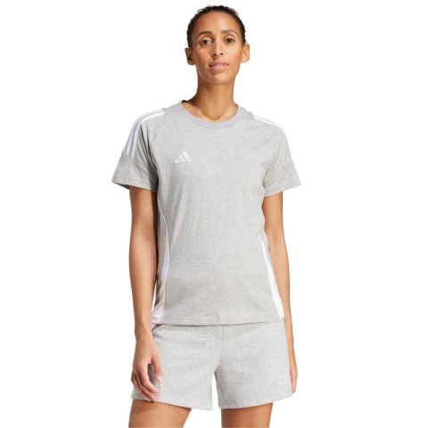 Koszulka damska adidas Tiro 24 Sweat Tee szara IR9355 XL Adidas teamwear