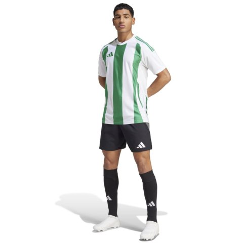 Koszulka męska adidas Striped 24 Jersey biało-zielona IW2148 2XL Adidas teamwear