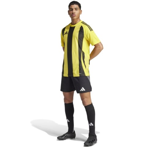 Koszulka męska adidas Striped 24 Jersey żółto-czarna IW2146 S Adidas teamwear
