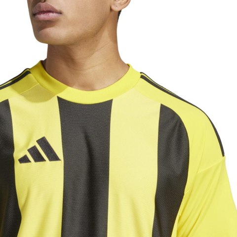 Koszulka męska adidas Striped 24 Jersey żółto-czarna IW2146 S Adidas teamwear