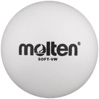 Piłka piankowa Molten 210 mm biała SOFT-VW Molten