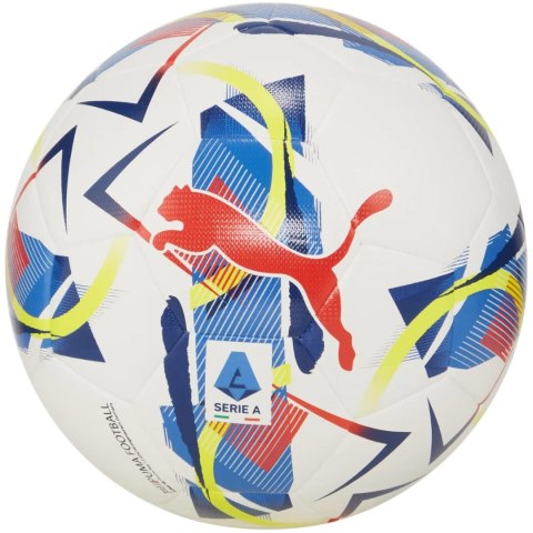 Piłka nożna Puma Orbita Serie A Hybrid biało-niebiesko-czerwona 84299 01 4 Puma