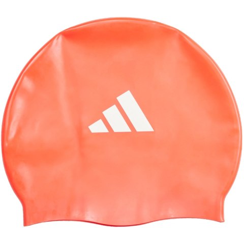 Czepek pływacki dla dzieci adidas 3-Stripes pomarańczowy IM1043 Adidas