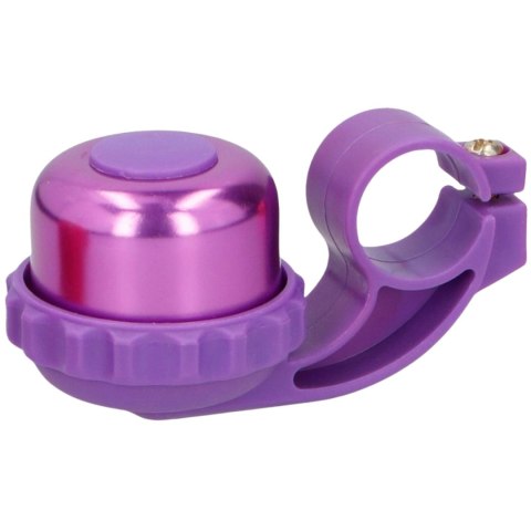Dzwonek rowerowy Dunlop śr.48 mm fioletowy 1049298 Dunlop