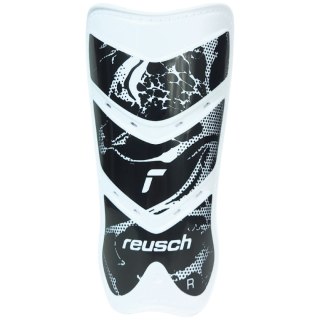 Ochraniacze piłkarskie Reusch Shinguard Attrakt Lite biało-czarne 5377045 7701 L Reusch