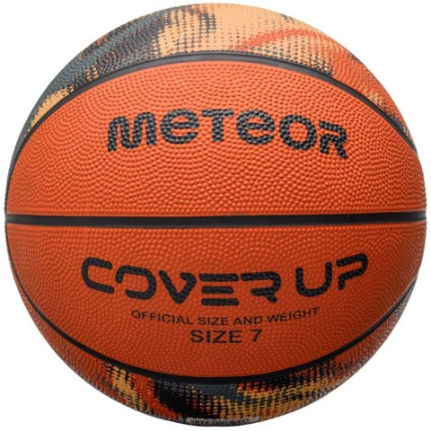 Piłka koszykowa Meteor Cover up pomarańczowa 16808 7 Meteor