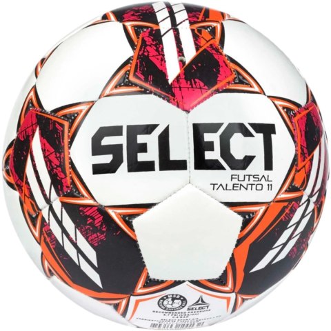 Piłka nożna Select Futsal Talento 11 biało-pomarańczowa 18540 Select
