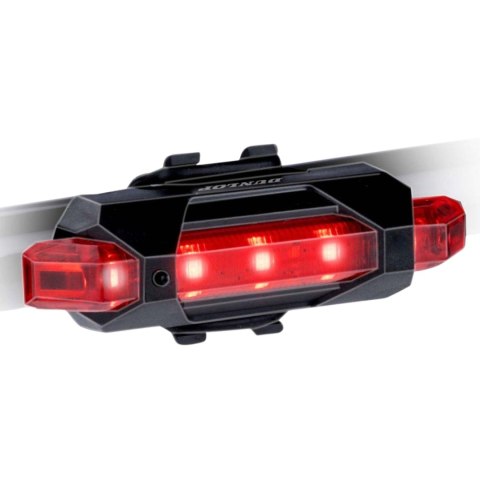 Zestaw lampek rowerowych Dunlop Led, ładowanie USB, tył+przód 473758 Dunlop
