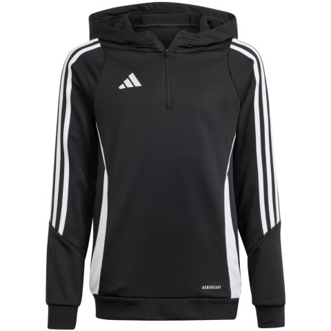 Bluza dla dzieci adidas Tiro 24 Training Hoodie czarna IJ9960 140cm Adidas teamwear