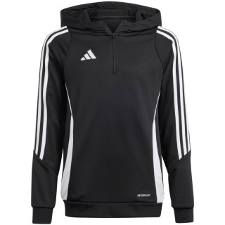 Bluza dla dzieci adidas Tiro 24 Training Hoodie czarna IJ9960 152cm Adidas teamwear