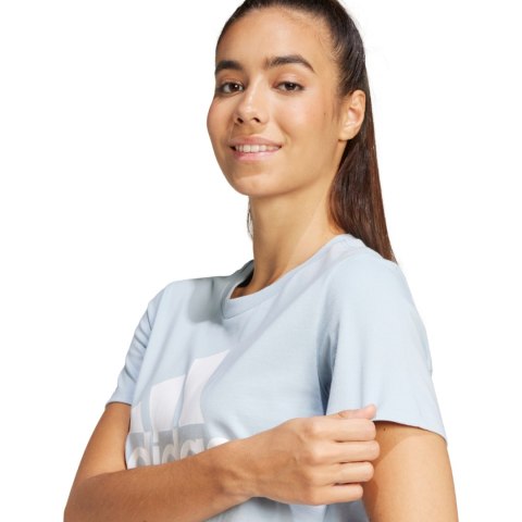 Koszulka damska adidas Loungewear Essentials Logo Tee jasnoniebieska IR5408 S Adidas