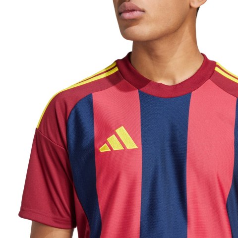 Koszulka męska adidas Striped 24 Jersey bordowo-granatowa IW2149 2XL Adidas teamwear