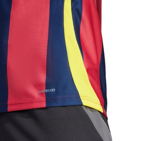 Koszulka męska adidas Striped 24 Jersey bordowo-granatowa IW2149 2XL Adidas teamwear