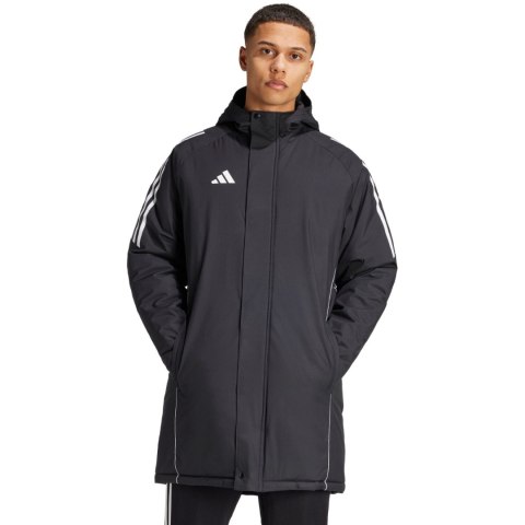 Kurtka męska adidas Tiro 24 Stadium Parka czarno-biała IJ7391 L Adidas teamwear