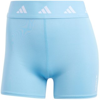 Spodenki damskie adidas Techfit błękitne IU1858 L 4" Adidas