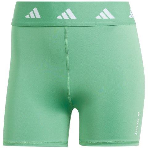 Spodenki damskie adidas Techfit zielone IU1853 L 4" Adidas
