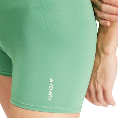 Spodenki damskie adidas Techfit zielone IU1853 L 4" Adidas