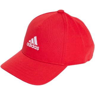 Czapka z daszkiem adidas Embroidered Logo Lightweight Baseball czerwona IY5421 Dorośli M/L Adidas