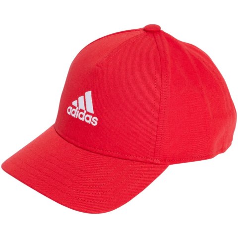 Czapka z daszkiem adidas Embroidered Logo Lightweight Baseball czerwona IY5421 Dorośli M/L Adidas