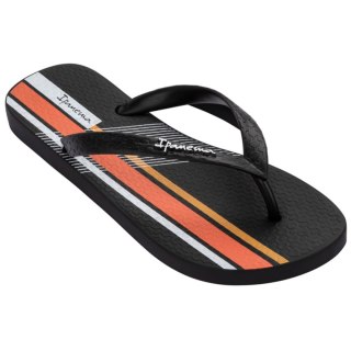 Klapki męskie Ipanema Graphics czarno-pomarańczowe 83532-AP255 41,5 Ipanema