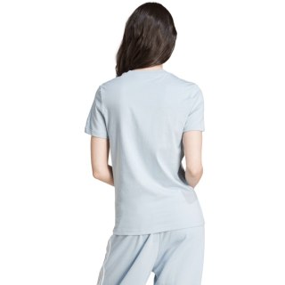 Koszulka damska adidas Loungewear Essentials Slim Logo Tee jasnoniebieska IY9188 L Adidas