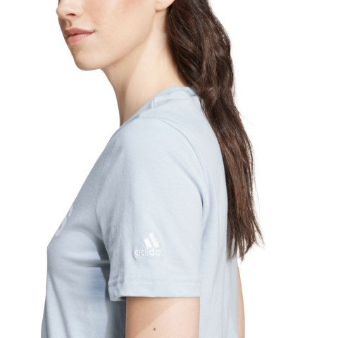 Koszulka damska adidas Loungewear Essentials Slim Logo Tee jasnoniebieska IY9188 XS Adidas