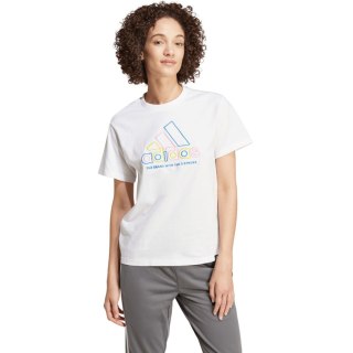 Koszulka damska adidas Xpress Logo biała IW5160 XS Adidas