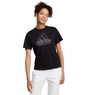 Koszulka damska adidas Xpress Logo czarna IW5161 S Adidas