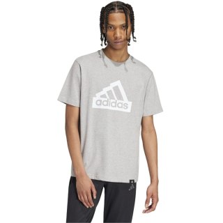 Koszulka męska adidas Modern Essentials Graphic szara IW2648 M Adidas