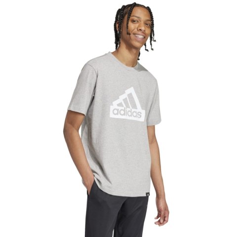 Koszulka męska adidas Modern Essentials Graphic szara IW2648 M Adidas