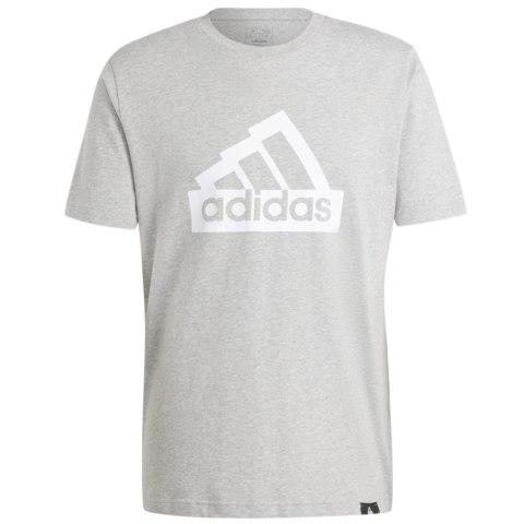 Koszulka męska adidas Modern Essentials Graphic szara IW2648 M Adidas