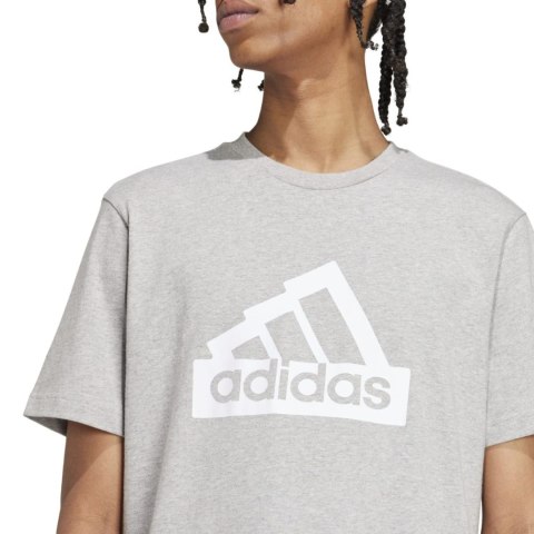 Koszulka męska adidas Modern Essentials Graphic szara IW2648 S Adidas