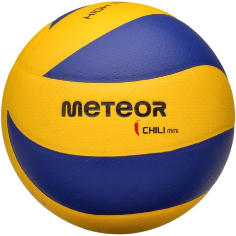 Piłka siatkowa Meteor Chili Pu Mini żółto-niebieska 10088 4 Meteor