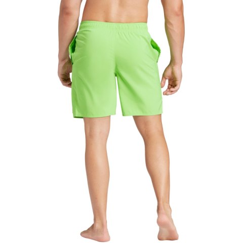 Spodenki kąpielowe męskie adidas Solid CLX Classic-Length limonkowe IR6217 S Adidas