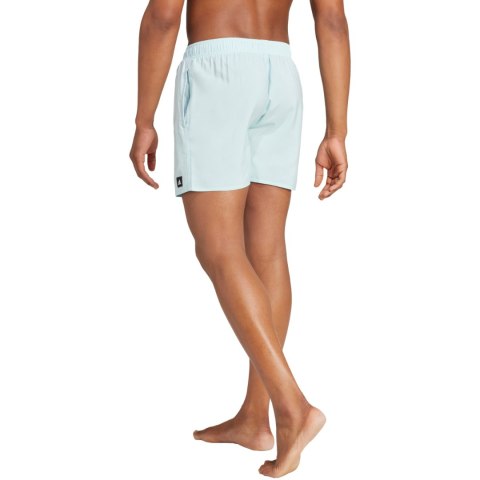 Spodenki kąpielowe męskie adidas Solid CLX Short-Length błękitne IX7580 S Adidas