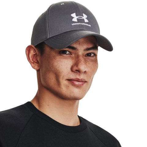 Czapka z daszkiem męska Under Armour Branded Lockup Adj OSFM szara 1381645 012 Under Armour