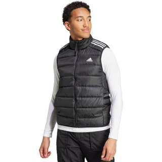Kamizelka męska adidas Essentials 3-Stripes Light Down czarna HZ5728 M Adidas
