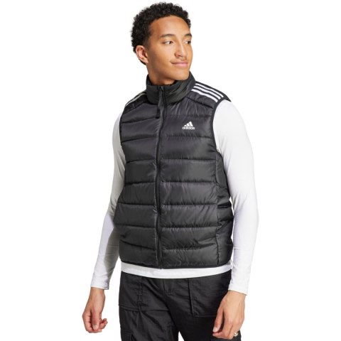 Kamizelka męska adidas Essentials 3-Stripes Light Down czarna HZ5728 M Adidas