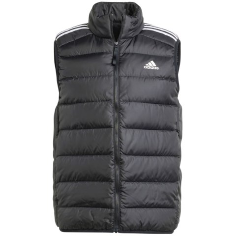 Kamizelka męska adidas Essentials 3-Stripes Light Down czarna HZ5728 S Adidas