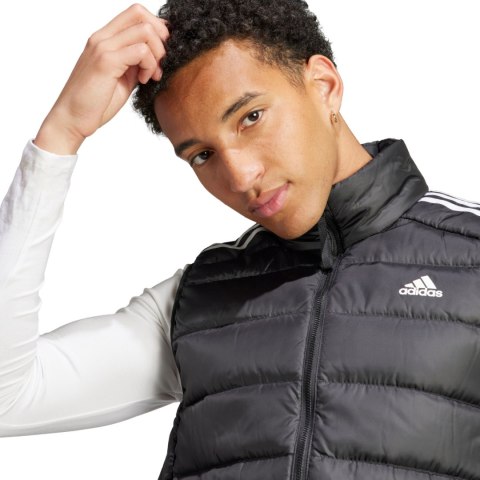 Kamizelka męska adidas Essentials 3-Stripes Light Down czarna HZ5728 S Adidas