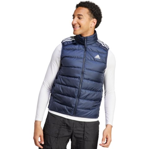 Kamizelka męska adidas Essentials 3-Stripes Light Down granatowa IK3210 L Adidas