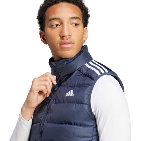 Kamizelka męska adidas Essentials 3-Stripes Light Down granatowa IK3210 L Adidas