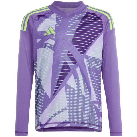 Koszulka bramkarska dla dzieci adidas Tiro 24 Competition Long Sleeve Goalkeeper fioletowa IN0430 116cm Adidas teamwear