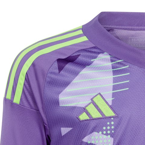 Koszulka bramkarska dla dzieci adidas Tiro 24 Competition Long Sleeve Goalkeeper fioletowa IN0430 116cm Adidas teamwear