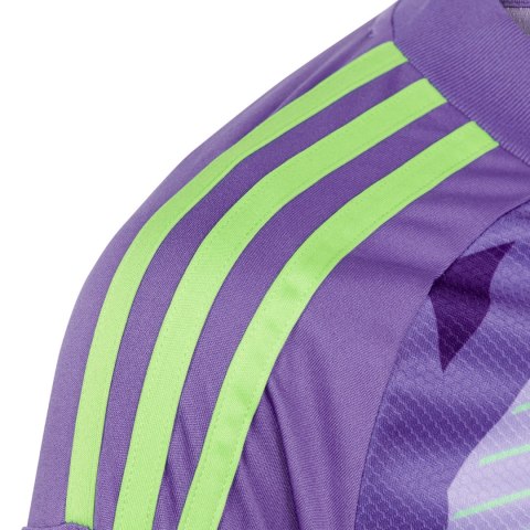 Koszulka bramkarska dla dzieci adidas Tiro 24 Competition Long Sleeve Goalkeeper fioletowa IN0430 116cm Adidas teamwear
