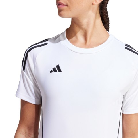 Koszulka damska adidas Tiro 24 Jersey biało-czarna IS1024 2XL Adidas teamwear